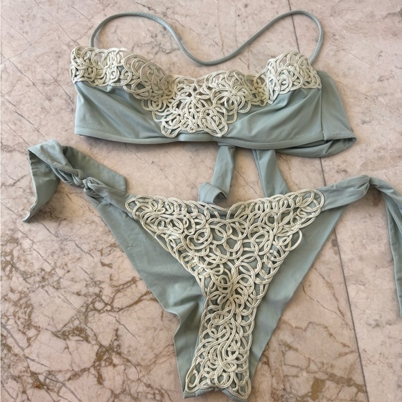 La perla Green Bikini Set - Picture 2 of 5